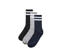 YSABEL MORA Pack 3 Calcetines Deportivos Puño a Rayas Unisex Caña Alta Comodidad y Estilo para Actividades Diarias Mezcla de Algodón Poliéster y Elastano para Mayor Durabilidad y Ajuste Perfecto