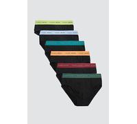 YSABEL MORA Pack 6 Slips Básicos con Banda de Color Comodidad y Ajuste 95% Algodón 5% Elastano Producto No Retornable por Higiene Ideal para Uso Diario