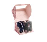 YSABEL MORA Pack Regalo Calcetines Not a Morning Person y Pack de 3 Pares de Calcetines Estampados para Mujer con Puño Antipresión, Comodidad y Estilo para Cada Día.