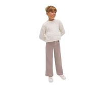 YSABEL MORA Pantalón Ancho Niña Bolsillos Funcionales Estilo Relajado y Comodidad Máxima para Libertad de Movimiento Tejido Vaquero Algodón Elastano Diseño Moderno y Práctico para Niñas Activas