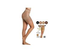 YSABEL MORA Panty Reductor 15 Denier Efecto Adelgazante Moldea y Redefine con Tejido Ligero y Liviano para Control y Definición de Piernas, Abdomen, Caderas y Muslos