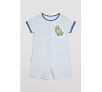 YSABEL MORA - Pelele Corto bebé Estampado Rayas Dino