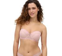 YSABEL MORA Sujetador Multiposición Sin Tirantes Encaje Rosa - Comodidad y Versatilidad con Detalles de Plumeti y Encaje - Ideal para Completar Tu Look Lencero con Braguita a Juego