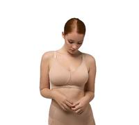 YSABEL MORA - Sujetador Reductor sin Aro, Diseño Encaje, Comodidad Diaria, Soporte Natural, Ideal para Uso Diario, Sin Relleno, Estilo Elegante, Ajuste, Lencería Femenina