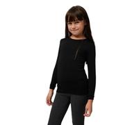 YSABEL MORA Camiseta Térmica de Manga Larga para Niño y Niña. Ropa Térmica Infantil de Invierno. Térmico Interior para Fútbol, Ciclismo y Nieve. Color Negro. Talla 4