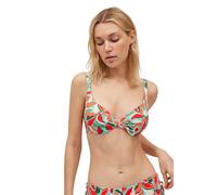 YSABEL MORA Top Bikini Aro Clásico Micropiqué Estampado Tropical Copa C Máxima Sujeción y Comodidad Colección Boavista Ideal para Crear Tu Bikini Diseño Estilo Sujetador