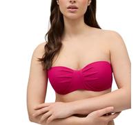 YSABEL MORA Top Bikini Bandeau Piqué Copas C y D: Estilo, Comodidad, Realza Figura, Soporte, Definición, Versátil, Tirantes Desmontables, Cierre Seguro, Colección Ilha da Flores