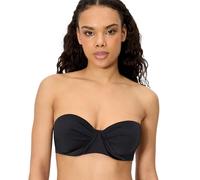 YSABEL MORA. Top Bikini Bandeau. Top Bikini Bandeau con Aro Y Relleno con Tirantes Desmontables Anudados Al Cuello Opción Sin Tirantes. Colección Beach.