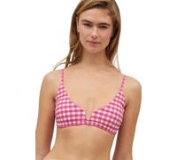 YSABEL MORA Top Bikini Triángulo Vichy Textura Rosa Copa B Realza Tu Estilo Este Verano con Comodidad y Ajuste, Diseño Triangular Favorecedor, Sin Aro, Relleno Extraíble, Cierre Broche