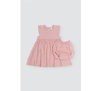 YSABEL MORA Vestido Bebé Sin Mangas con Cubrepañal - Comodidad y Suavidad para la Piel Delicada del Bebé - Algodón 100% Natural para una Experiencia Transpirable y Práctica en Verano