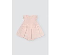 YSABEL MORA Vestido Bebé Sin Mangas Ocean Tales Comodidad y Estilo para los Más Pequeños con Algodón 100% Natural Tirantes Anchos con Volados Tejido Calado y Estampado de Flores