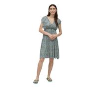 YSABEL MORA Vestido Corto Cuello V Estampado Floral Ajustable en Cintura para Comodidad y Estilo, Ideal para Paseos Veraniegos, Tejido Suave y Fluido 95% Viscosa 5% Elastano