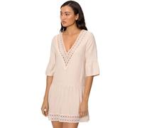 YSABEL MORA. Vestido Corto Media Manga con Lino. Fresco Y Ligero con Transpirabilidad Y Suavidad