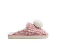 YSABEL MORA Zapatillas de Casa Aterciopeladas con Pompón, Comodidad y Estilo para Relajarte en Casa, Exterior Suave y Elegante, Interior de Pelo Acogedor, Diseño Divertido y Adorable, Suela EVA