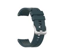 YSABVCP Compatible con DIZO Watch 2, correa deportiva de silicona de 22 mm for reloj inteligente DIZO Watch Pro/D Talk.(Dark green)