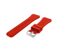 YSABVCP Correa de silicona de liberación rápida for reloj inteligente deportivo DZIO Watch 2 de 22 mm, compatible con DIZO Watch Pro.(Red)