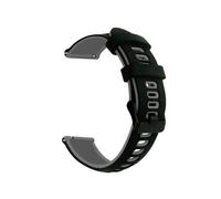 YSABVCP Correa deportiva de 20 mm y 22 mm for Samsung Galaxy Watch 3 de 45 mm y 41 mm. Correa de silicona compatible Fit For Galaxy Watch 42 mm y 46 mm, Gear S3 y S2, y Active 2.(Black grey,22mm)