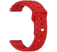 YSABVCP Correa deportiva de silicona de 20 mm y 22 mm for reloj inteligente Haylou Solar Plus RT3/LS16. Compatible con pulseras Haylou RS5/R8/S8/RT2/GST/RS3.(Red)