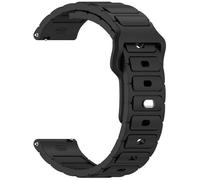 YSABVCP Correa deportiva de silicona de 20 mm y 22 mm for reloj inteligente Haylou Solar Plus RT3/LS16. Compatible con pulseras Haylou RS5/R8/S8/RT2/GST/RS3.(Black)