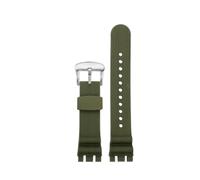 YSABVCP Correa especial de silicona suave resistente al agua for reloj Tissot Racing MotoGP Sport T115 Series T115.417, 22 mm.(Army green B sk)