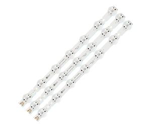 YSABVCP Tira de LED for iluminación Trasera Compatible for LG 43 ''TV 43UM7340PVA 43UM4390PLC 43UM74006LB 43UM7450PLA 43UM7390PLC 43UM7400PLB 43UM7300PSA(1 Set - 3 pcs)