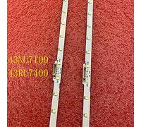 YSABVCP Tira de retroiluminación LED Compatible Fit For Samsung UN43RU7100 UN43NU7100 UE43NU7100 UE43NU7120 UE43NU7170 UN43RU7400G BN61-15482A UE43NU7120U(20pcs For 10 TV)