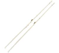 YSABVCP Tiras de retroiluminación LED aptas for TV UE43NU7025 UE43NU7190U UE43NU7025K UE43RU7100 UE43RU7200 UE43NU7125K UE43RU7190U UE43NU7092U(2 PCS For 1 TV)