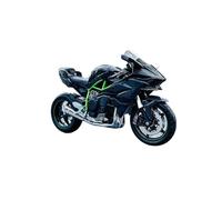 YSAEDATY 1:12 Kawasaki Ninja H2R Belt Alloy Offroad Moto Auténtica Autorizada Modelo de fundición a presión