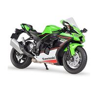 YSAEDATY 1/12 Kawasaki Ninja ZX10R, Modelo De Motocicleta, Serie De Coches De Juguete, Amortiguador De Automóvil, Motocicleta Todoterreno