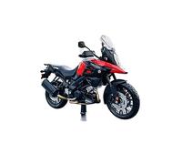 YSAEDATY 1:12 Modelo De Fundición A Presión Autorizado De Suzuki V-Strom con Motocicleta Todoterreno De Aleación Base