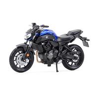 YSAEDATY 1:18 2018 Yamaha MT07 colección de vehículos de fundición a presión estática Amor Motocicleta Modelo Juguetes