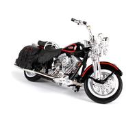 YSAEDATY 1:18 Harley FLSTS Heritage Springer, Modelo De Motocicleta De Aleación, Simulación De Fundición A Presión, Motocicleta De Metal