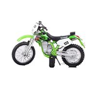 YSAEDATY 1:18 Kawasaki KLX250 KLX250SR #123 Enduro Bicicleta Arcilla Juguete Modelo Vehículo Todoterreno Motocicleta