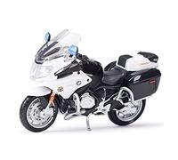YSAEDATY 1:18 R1200 RT Policía Brigada de Transito Policía Die Casting Vehicle Collection Motocicleta Modelo Juguetes