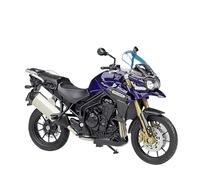 YSAEDATY 1/18 Triumph Tiger Explorer, Modelo De Motocicleta, Colección De Coches De Juguete, Amortiguador De Automóvil, Motocicleta Todoterreno