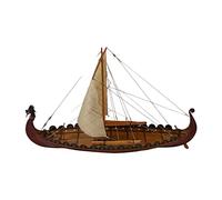 YSAEDATY Colección de Bricolaje 1/50 Drakkar Dragon Viking Velero Sin Montar Modelo De Madera Kit De Barco(B)