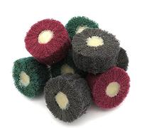 YSANO 1-20pcs 2 pulgadas Cepillo Pad Floring Abrasive Wheel 800 Grit Nylon Fibra Moler Lijado Cabeza pulido pulido Rueda (Size : 2 Inch (3pcs))