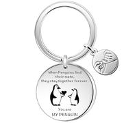 YSAOAKA Llavero de Pingüino, You Are My Penguin Llavero, Llaveros de Pingüinos Románticos para Parejas, Regalo Romántico de San Valentín para Pareja