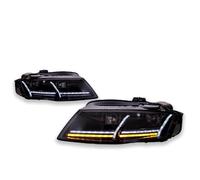 YSASFZX Faro Principal Para A4L 2009-2012 Faros Traseros De Coche LED Modificados Lámpara Señal Giro Accesorios DRL Freno Faros Delanteros