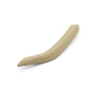 YSASFZX Manijas Interiores Puerta Reemplazo de cubierta exterior de cuero para tirador de pasajero de coche para X5 X6 F15 y F16 (2014-2018) Manija interior puerta(Beige Left)