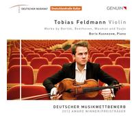 Feldmann, Kusnezow – Ysaÿe, Beethoven, Bartók, Waxman: obras para violín y piano