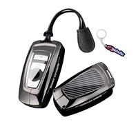 Ysbxitu Funda para llave de coche para BMW 1er 3er 4er 5er F10 F11 F20 F21 F25 F30 F31 F32 F36 116i E60 E90 Elegante y práctico, C negro., C Schwarz
