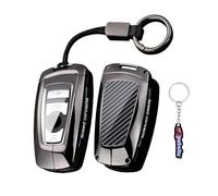 Ysbxitu Funda para llave de coche para BMW 1er 3er 4er 5er F10 F11 F20 F21 F25 F30 F31 F32 F36 116i E60 E90 Elegante y práctico, B negro., B Schwarz