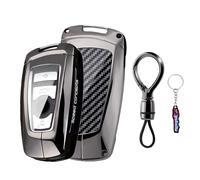 Ysbxitu Funda para llave de coche para BMW 1er 3er 4er 5er F10 F11 F20 F21 F25 F30 F31 F32 F36 116i E60 E90 Elegante y práctico, D negro., D Schwarz