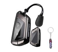 Ysbxitu Funda para llave de VW Keyless go para VW Golf 8 MK8 ID.3 ID.4 5 Formentor para Skoda Octavia A8 Enyaq Organizador de llaves elegante y práctico, C negro., C Schwarz
