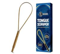 YSCARE Limpiador lingual para adultos (paquete de 2) contra el mal aliento, limpiador lingual de metal, limpiador lingual de acero inoxidable para adultos, herramientas linguales (dorado, paquete de 1