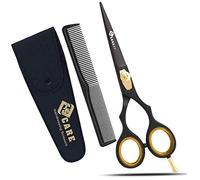 YSCARE Tijeras de Peluqueria Profesional - Tijeras de Peluquero Acero Inoxidable Tijera Barbero para Corte de Pelo 6.5 Pulgadas (Derecha, 6.5)