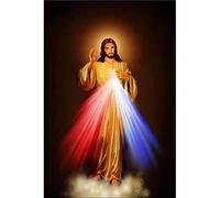 YSCOLOR 5D Diy Diamante Pintura Divina Misericordia Imagen Amor Jesucristo Completo Redondo Taladro Bordado Mosaico Artesanía Decoración Del Hogar 30x40cm