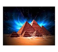 YSCOLOR Diamond Painting 5D Diy Diamante Pintura Pirámide De Egipto Taladro Redondo Completo Mosaico Diamante Bordado Pantalla Vista Del Cielo Punto De Cruz 30X40cm