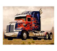 YSCOLOR Diamond Painting 5D DIY Full Redondo Drill Diamante Pintura Big Truck Bordado Full Diamante Redondo Cross Stitch Rhinestone Mosaico Decoración Regalo 30X40Cm